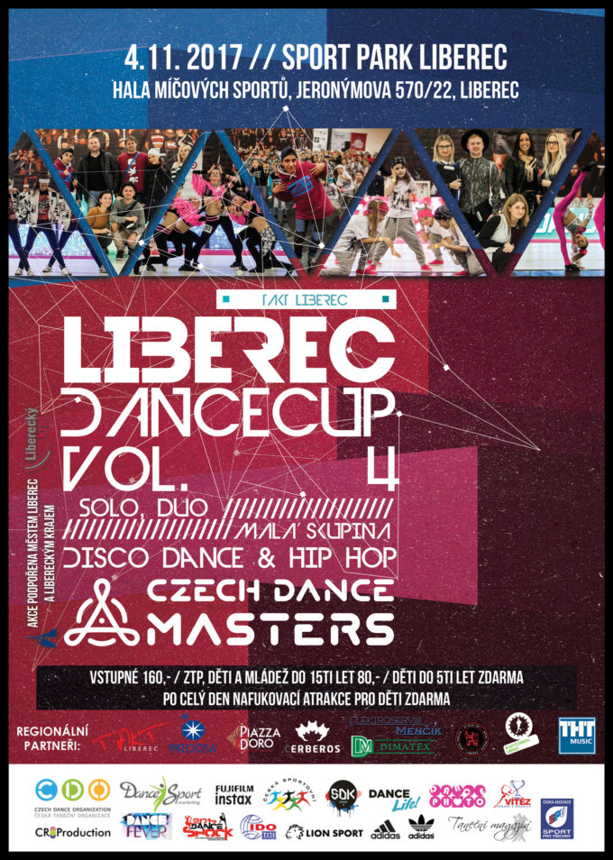 ČTVRTÝ ROČNÍK LIBEREC DANCE CUP - CZECH DANCE MASTERS 2017