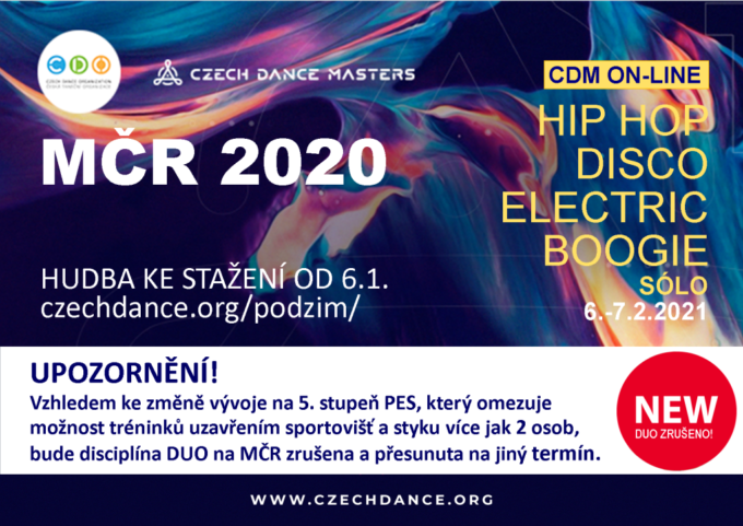 MISTROVSTVÍ ČESKÉ REPUBLIKY DISCO DANCE SÓLO 2020